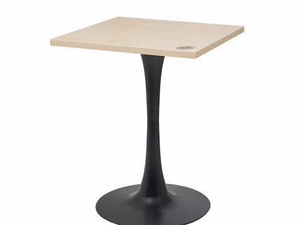 2 Seater Pole Table With Beige Top