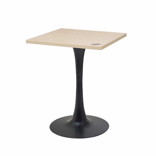 2 Seater Pole Table With Beige Top