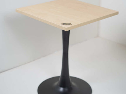 2 Seater Pole Table With Beige Top