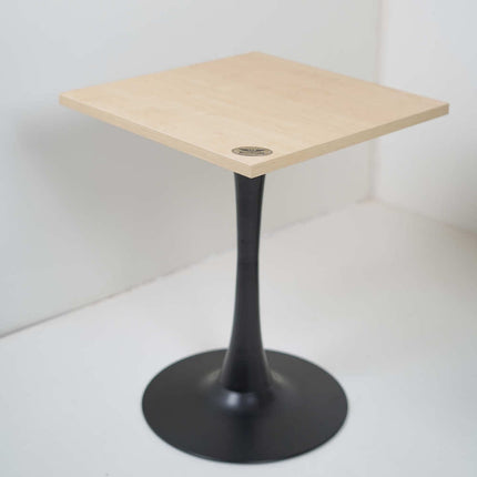 2 Seater Pole Table With Beige Top