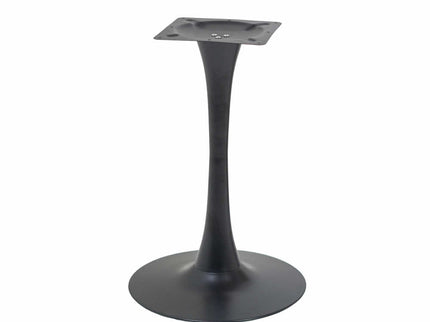 2 Seater Restaurant Pole Table Base in Black