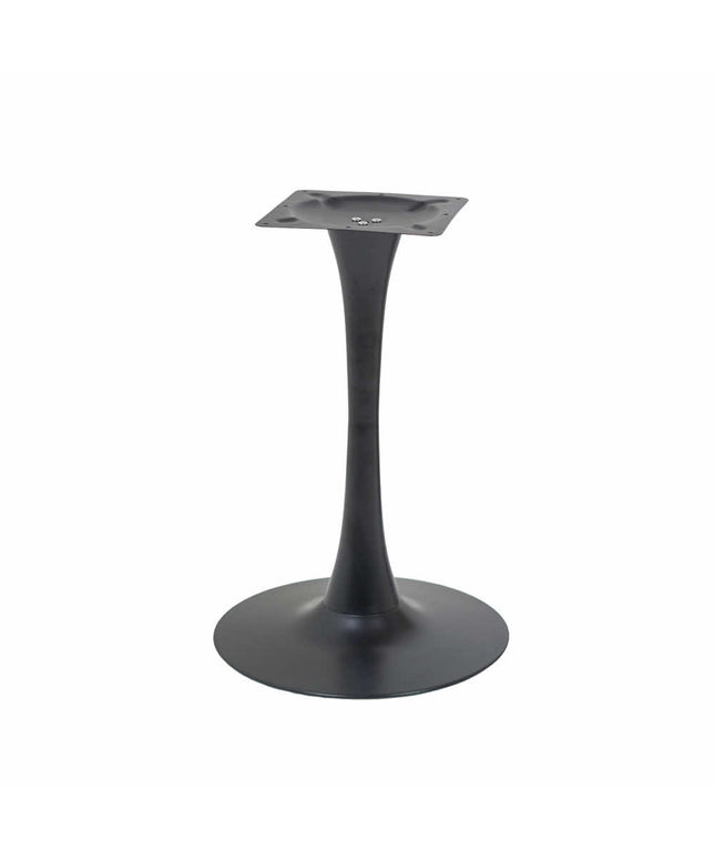 2 Seater Restaurant Pole Table Base in Black