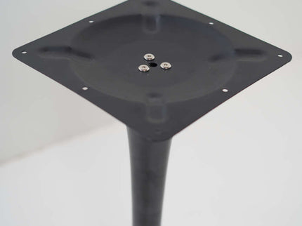 2 Seater Pole Table Base Walnut Top