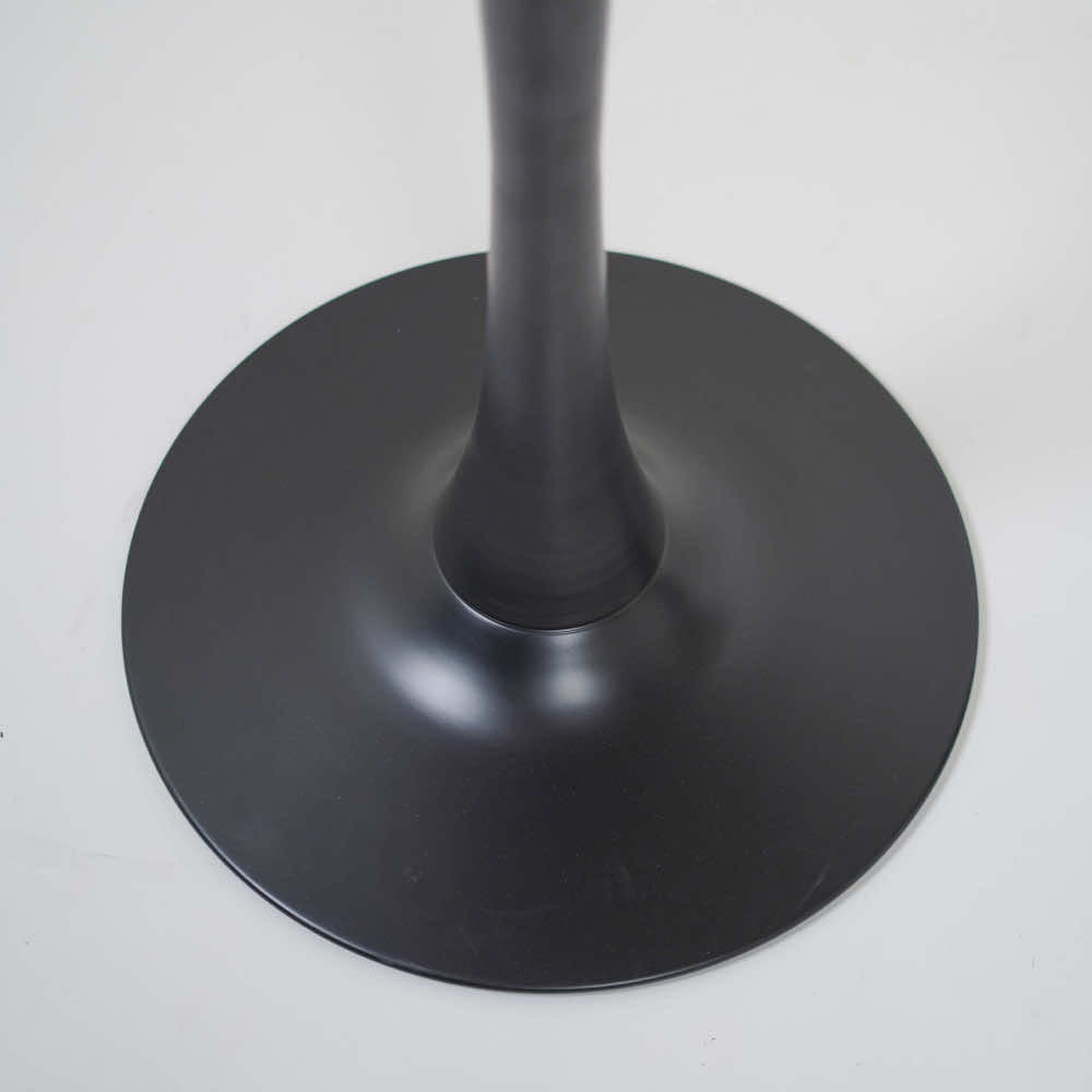 2 Seater Restaurant Pole Table Base in Black