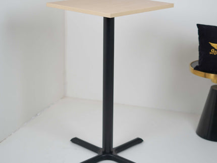 Precast Plus Bar Table Cast Iron Base Beige Top