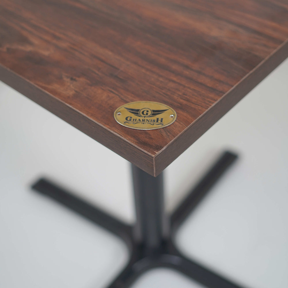 Precast Plus Table Base Walnut Top