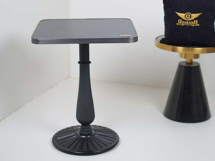 Precast Table Base Tile Top With Grey Edge Banding