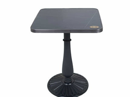 Precast Table Base Tile Top With Grey Edge Banding