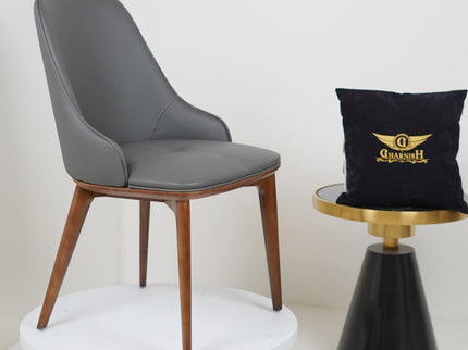 Sans Dining Chairs With Wooden Legs for Home and Jewellery Store