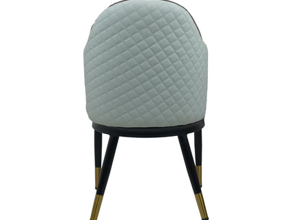 Savy Dark Grey Leather Dining Chairs for Restaurant