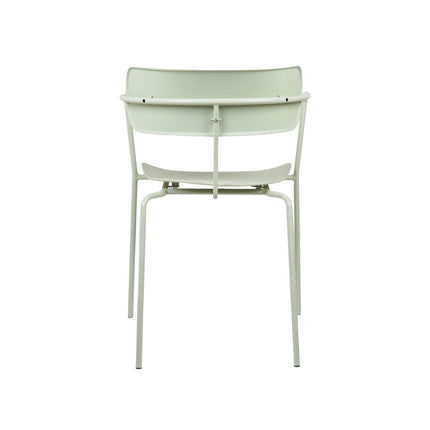Siren Mint green Metal Cafe Chair