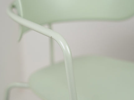 Siren Mint green Metal Cafe Chair