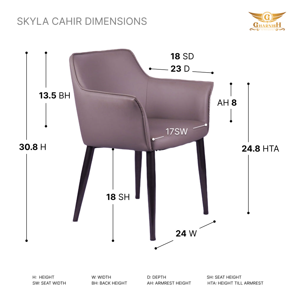 Skyla Grey Restaurant Chair