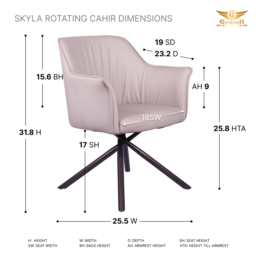 Skyla Lounge Revolving Chair