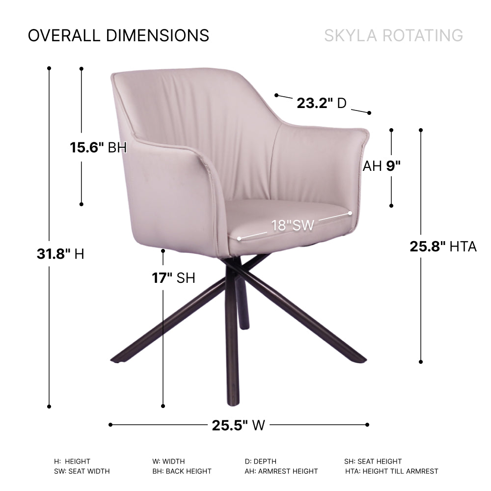 Skyla Lounge Revolving Chair