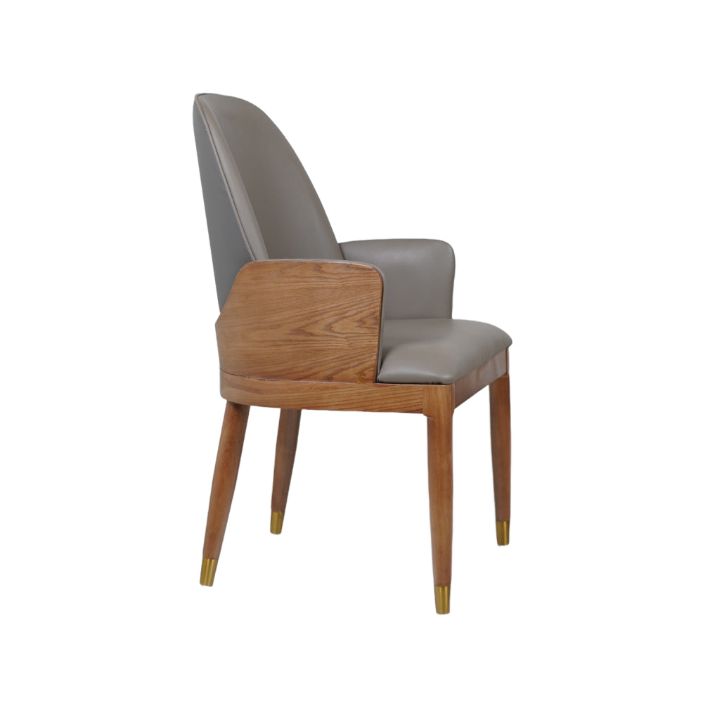 Sonic Dining Chairs With Wooden Back