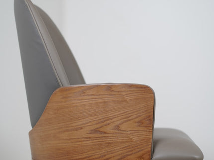 Sonic Dining Chairs With Wooden Back