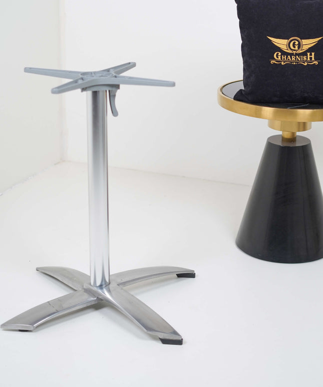 SS Foldable Plus Single Pillar Table Base