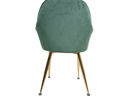 Stripe Green Restaurant Chair