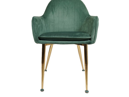 Stripe Green Restaurant Chair