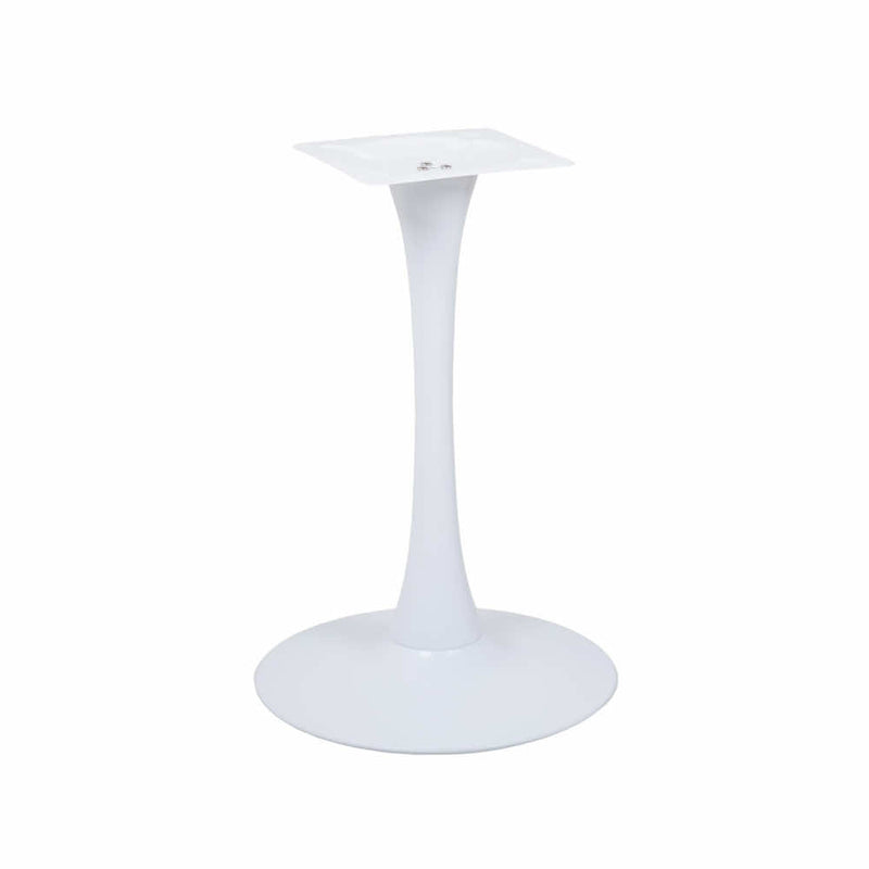 White Pole 2 Seater Restaurant Table Base