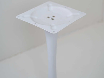 White Pole 2 Seater Restaurant Table Base
