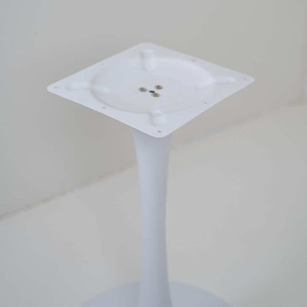 White Pole 2 Seater Restaurant Table Base