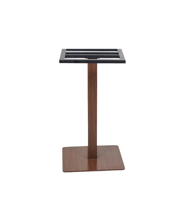 ICON With Wooden Texture Flat 2 Seater Restaurant Table Base