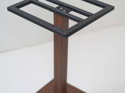 ICON With Wooden Texture Flat 2 Seater Restaurant Table Base