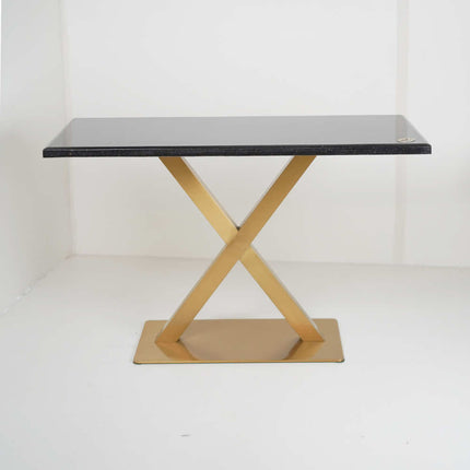 Xbase 4 seater Restaurant Table Black Top