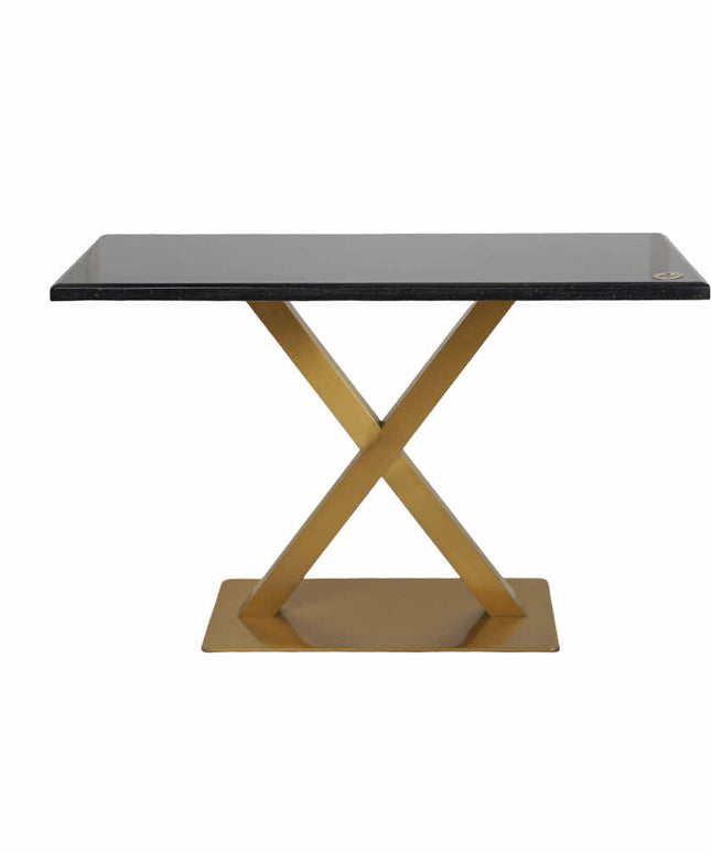 Xbase 4 seater Restaurant Table Black Top