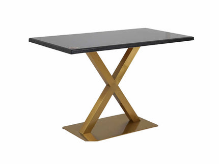 Xbase 4 seater Restaurant Table Black Top