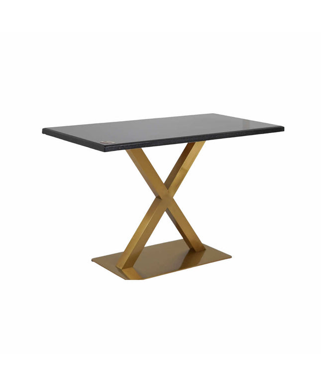 Xbase 4 seater Restaurant Table Black Top