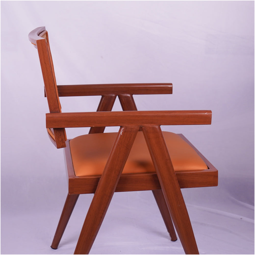 Rattan Box Metal Restaurant Chair