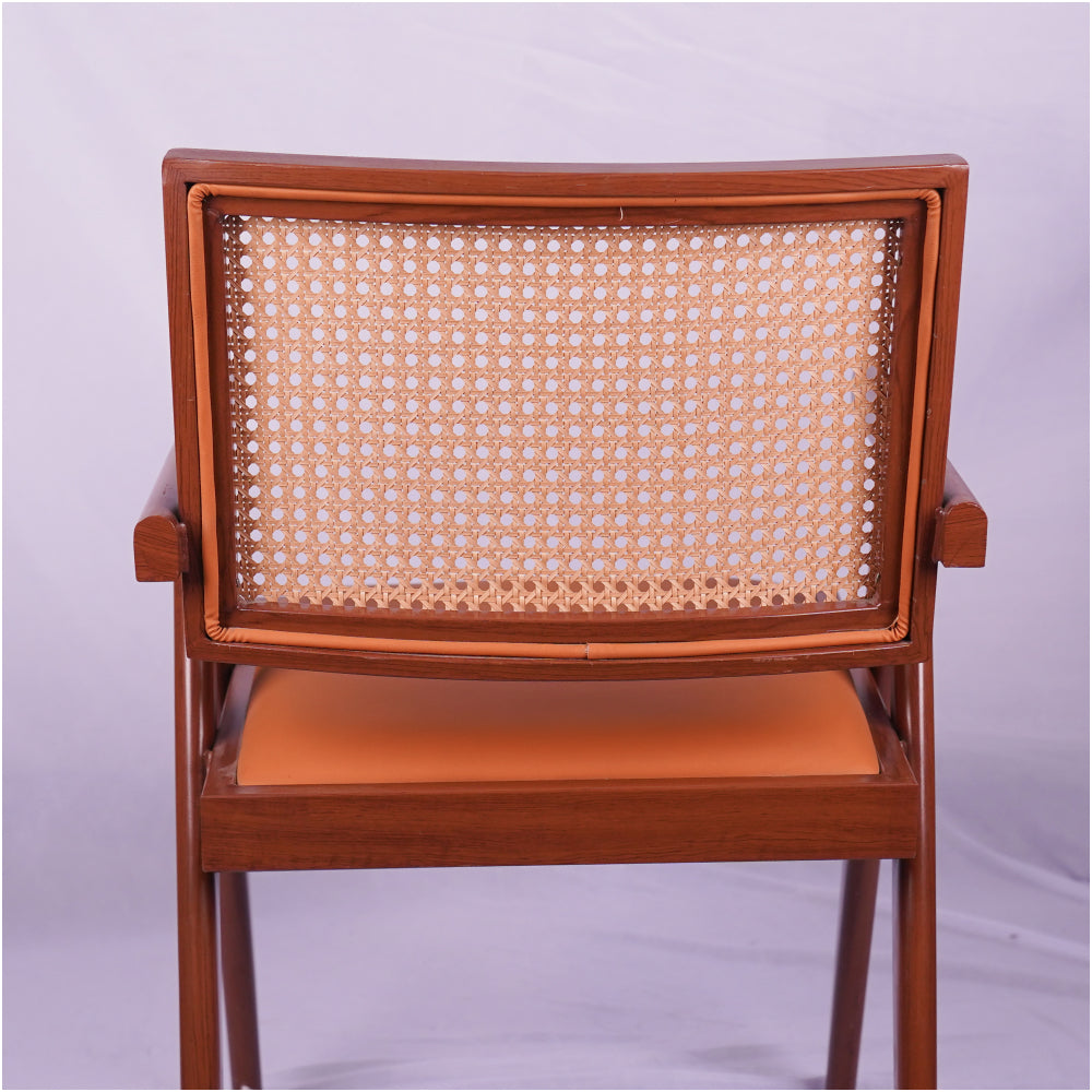 Rattan Box Metal Restaurant Chair