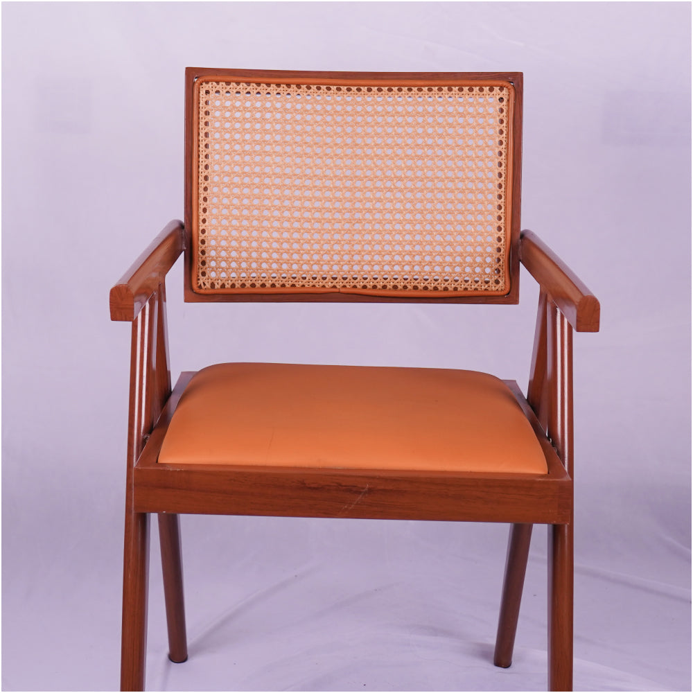 Rattan Box Metal Restaurant Chair