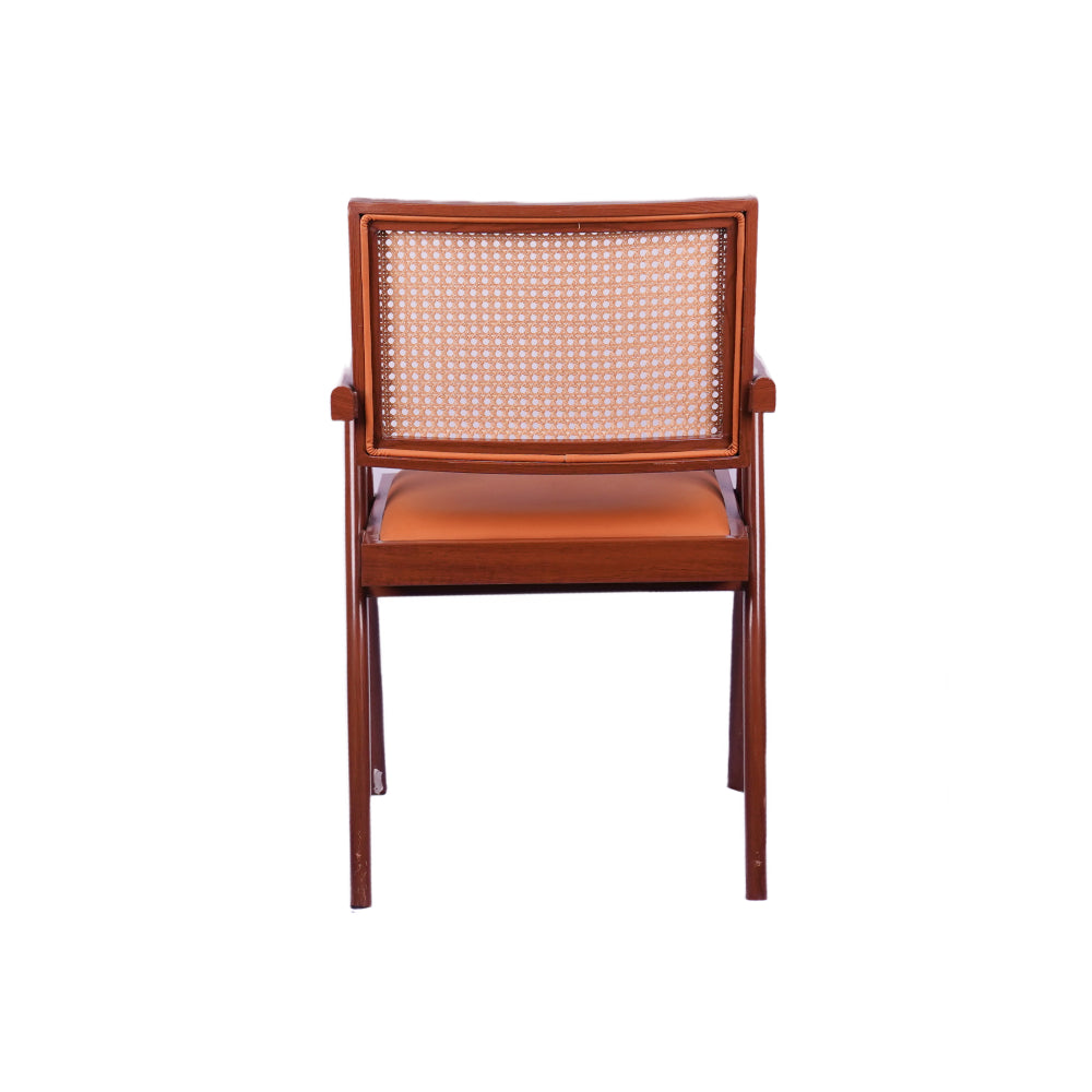 Rattan Box Metal Restaurant Chair