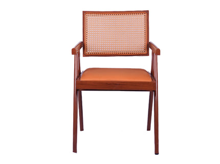 Rattan Box Metal Restaurant Chair