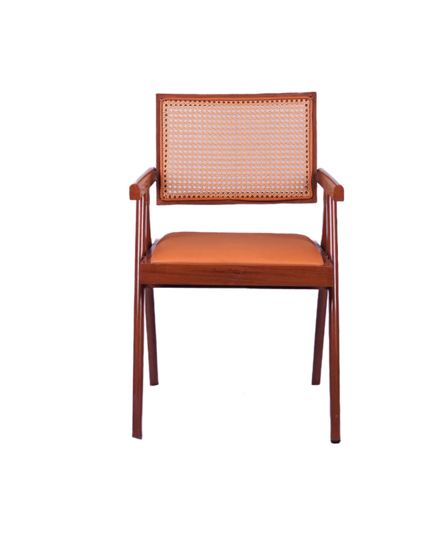 Rattan Box Metal Restaurant Chair