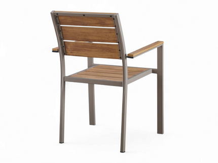 Baga Grey Aluminum Outdoor Chair