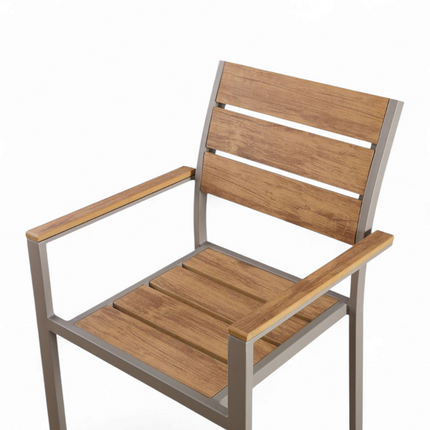 Baga Grey Aluminum Outdoor Chair