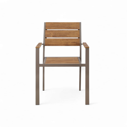 Baga Grey Aluminum Outdoor Chair
