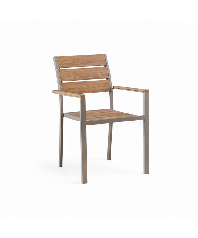 Baga Grey Aluminum Outdoor Chair