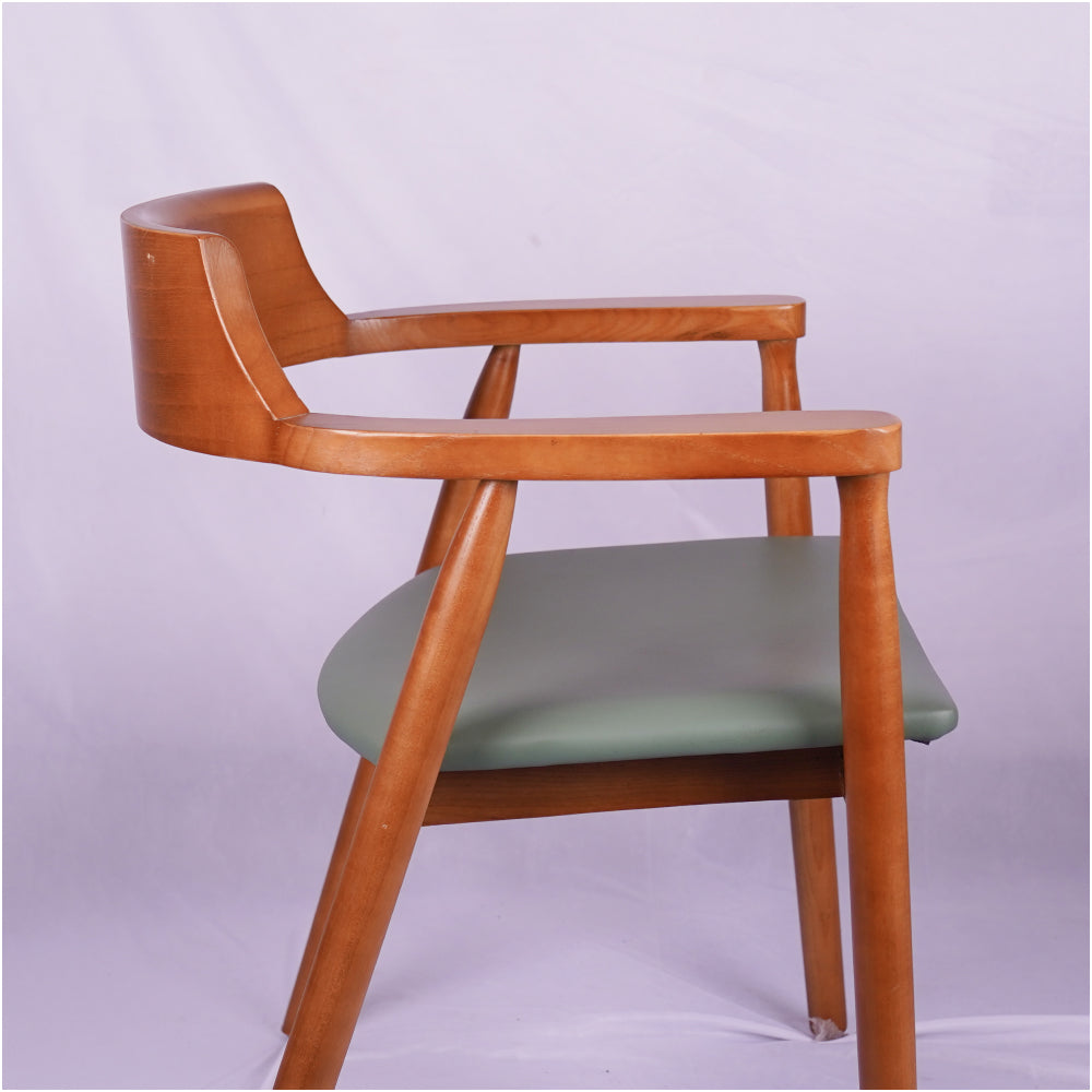 Tinder Dark Wooden Dining Chair