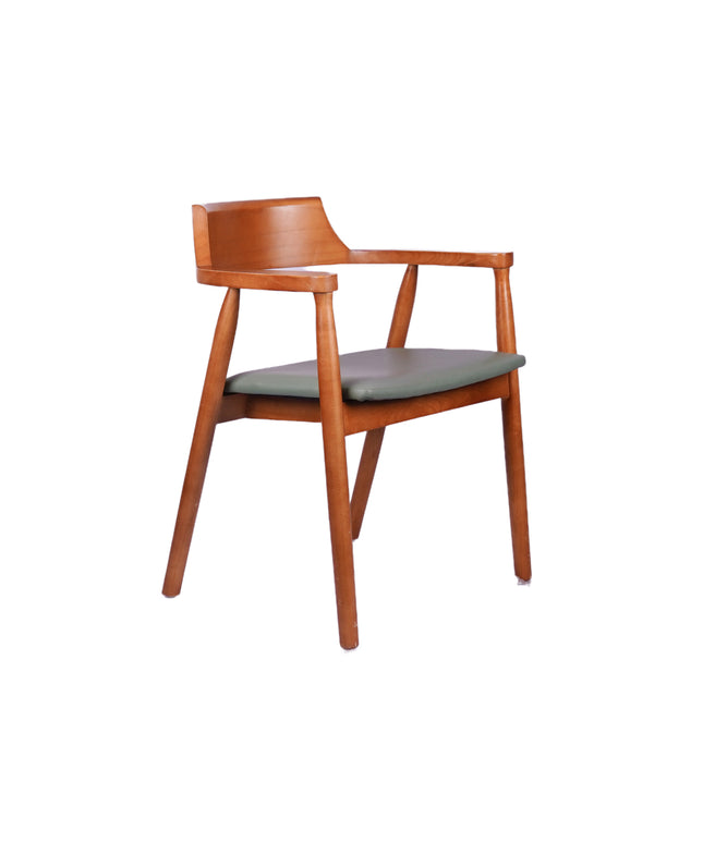 Tinder Dark Wooden Dining Chair