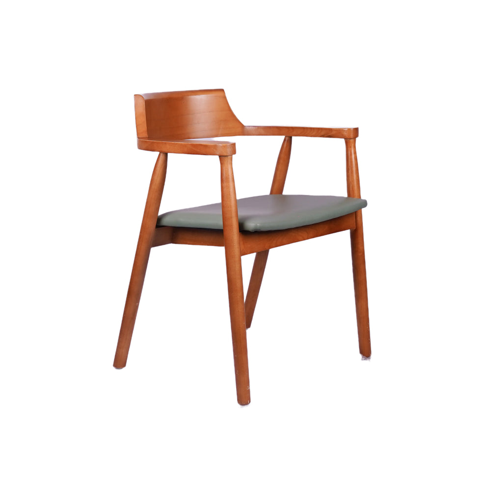 Tinder Dark Wooden Dining Chair