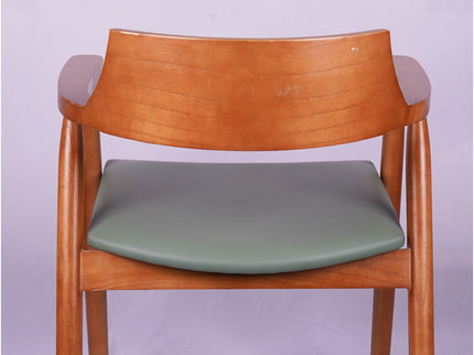 Tinder Dark Wooden Dining Chair