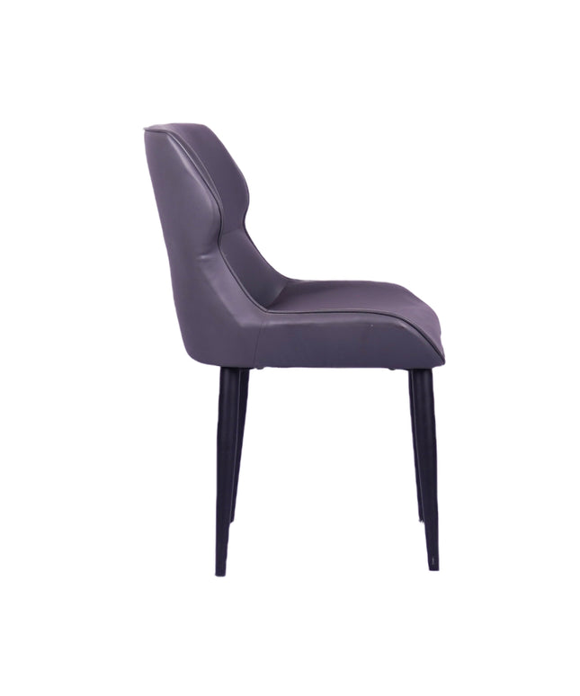 Tiru leather dining chair
