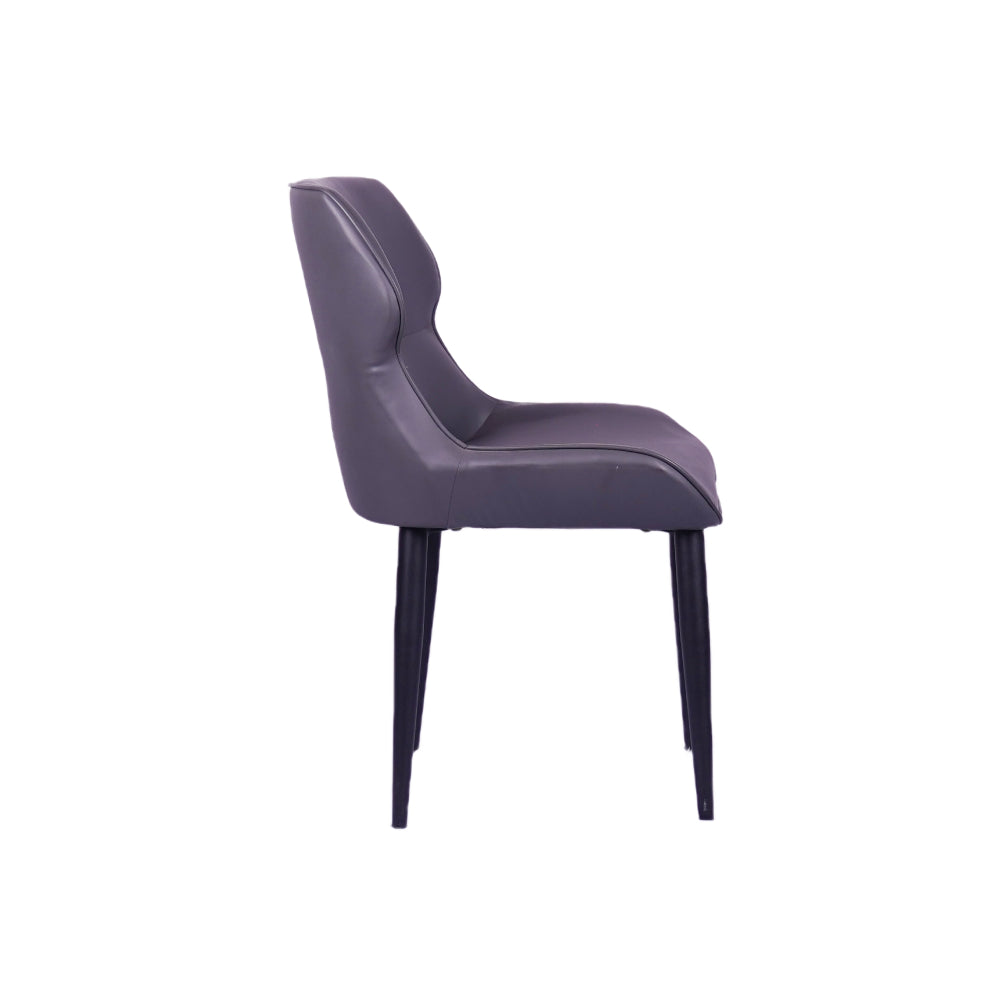 Tiru leather dining chair