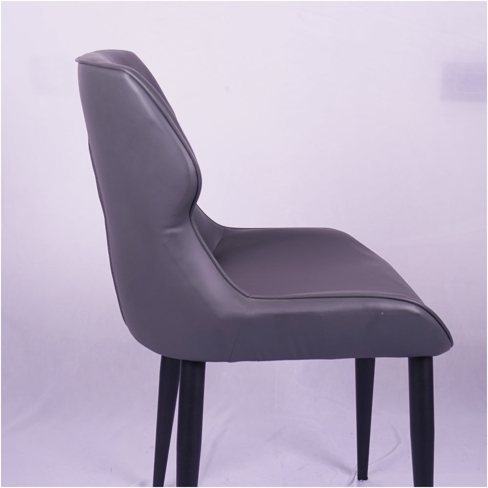 Tiru leather dining chair